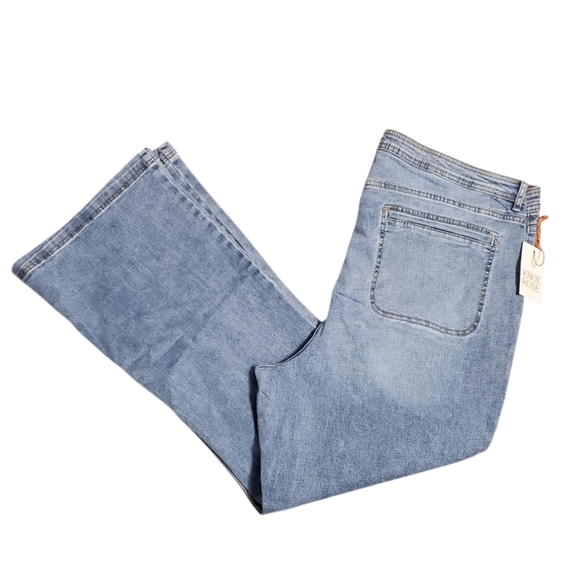 NWT Knox Rose Women's High Rise Anywhere Flare Pant Jeans 20 - Picture 3 of 7